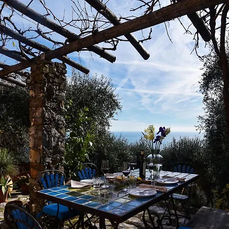 Villa In Rapallo With Sea View And Olive Yards, Cleaning Included Villa